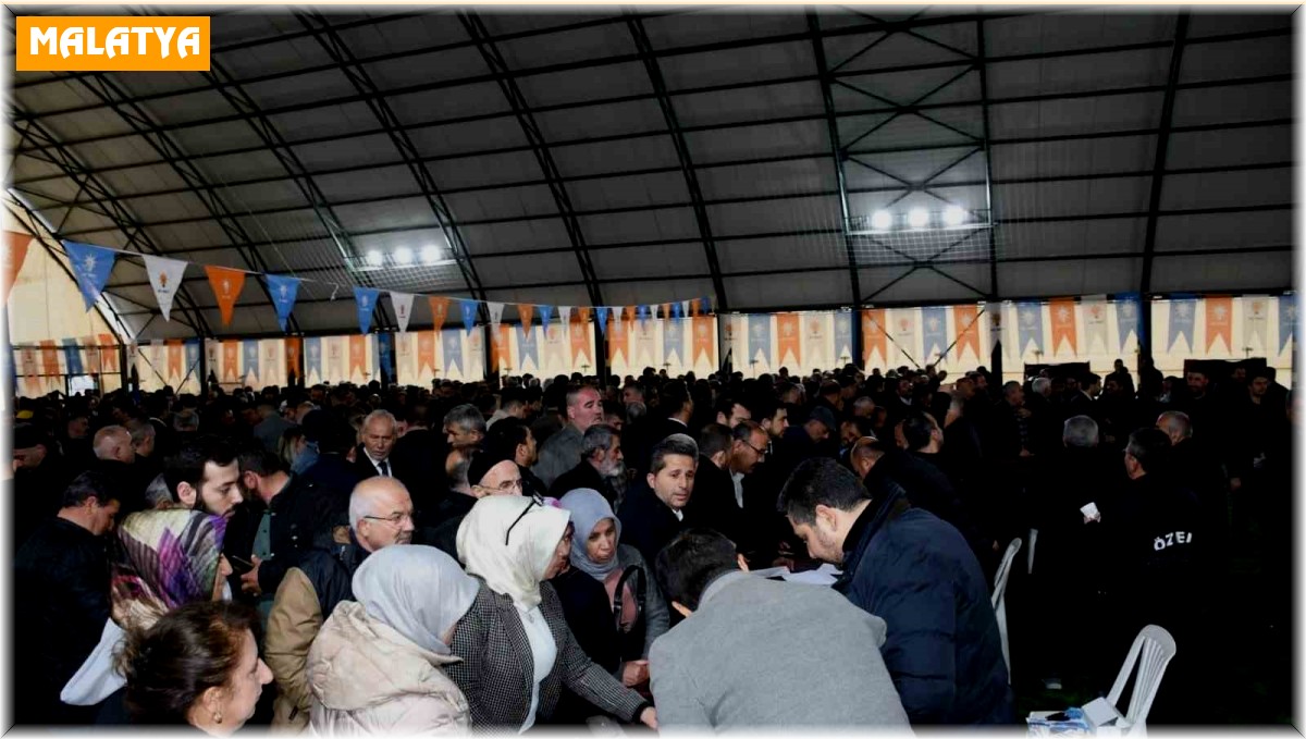 Malatya'da AK Parti Milletvekili aday adayları için temayül yoklaması