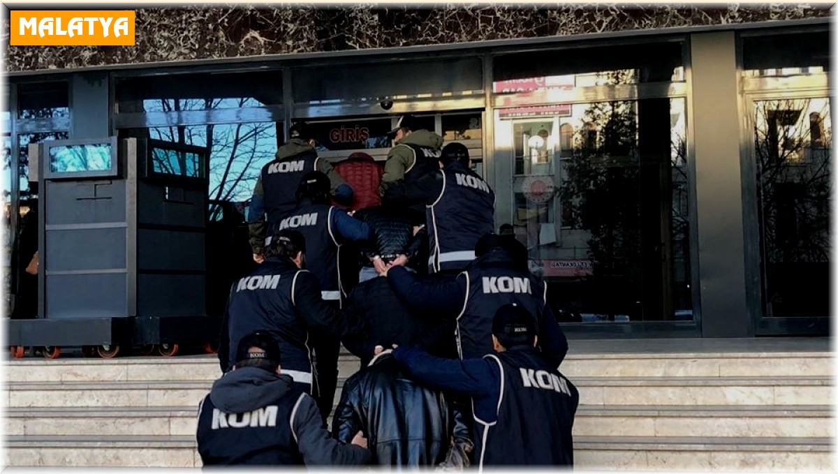 Malatya'da aranması bulunan 304 zanlı yakalandı