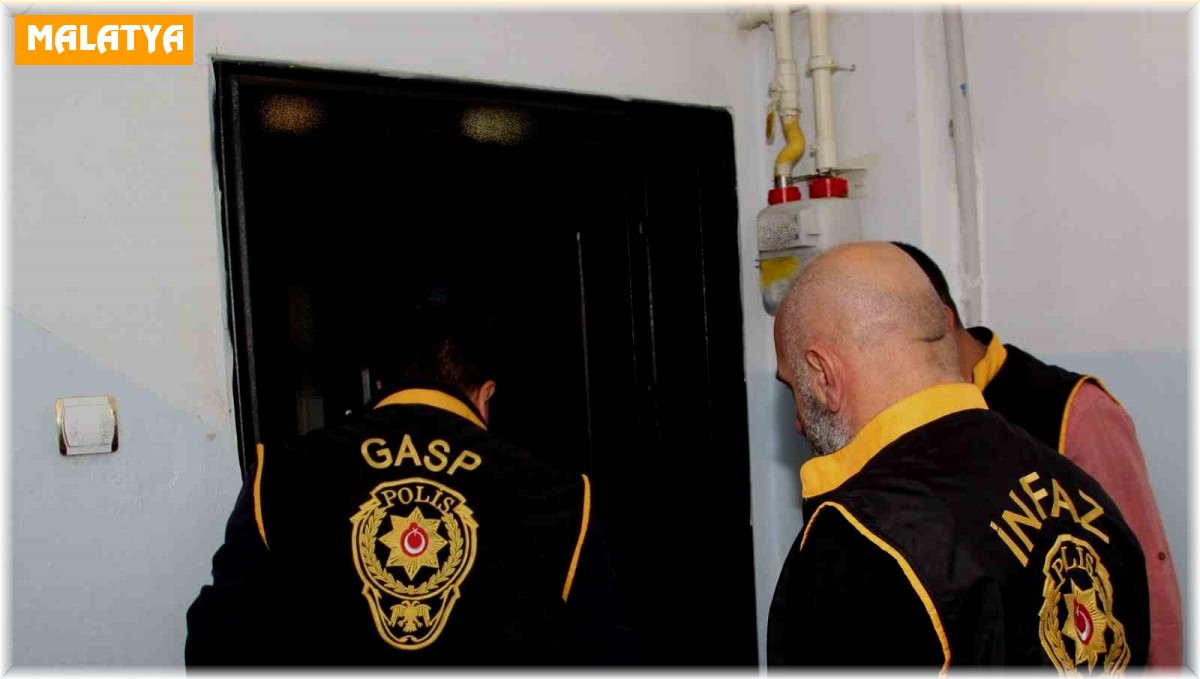 Malatya'da aranması bulunan 68 şahıs yakalandı