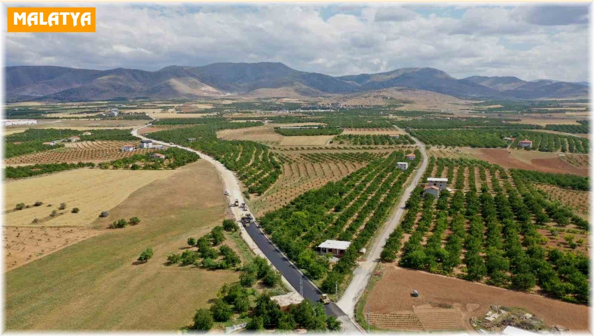 Malatya'da asfalt çalışmaları sürüyor