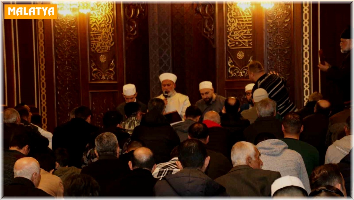 Malatya'da Berat Kandili coşkusu