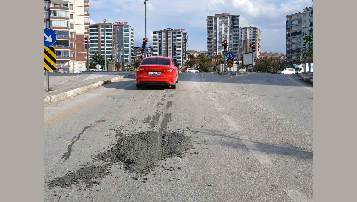 Malatya'da beton mikserleri tehlike saçıyor