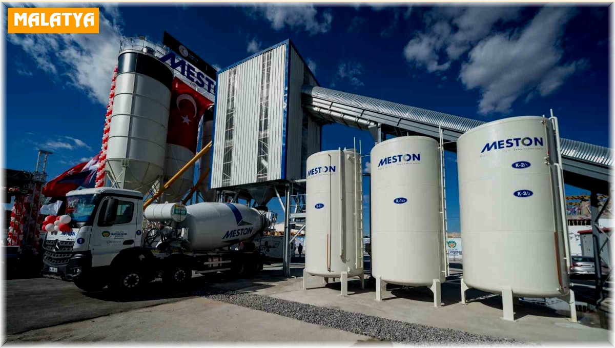 Malatya'da Beton Santralleri ve Asfalt Plentleri törenle hizmete girdi