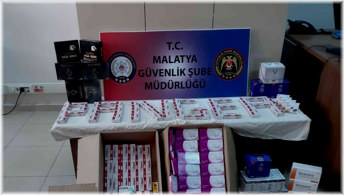Malatya'da bin 711 adet kaçak cinsel içerikli ürün ele geçirildi