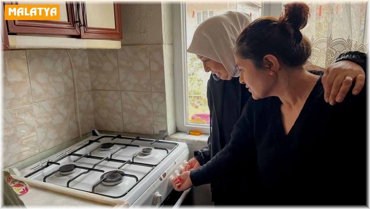 Malatya'da bir ilçe daha doğal gaza kavuştu