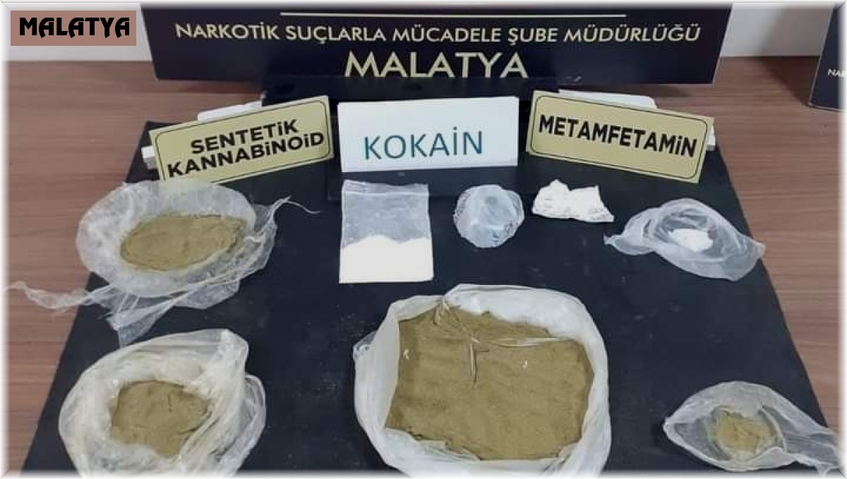 Malatya'da bir yılda 448 kilo uyuşturucu yakalandı