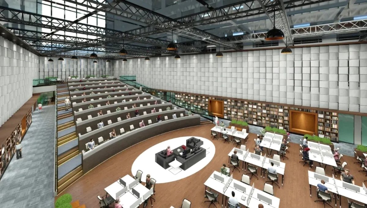 Malatya'da bölgenin en büyük kütüphanesinde sona doğru