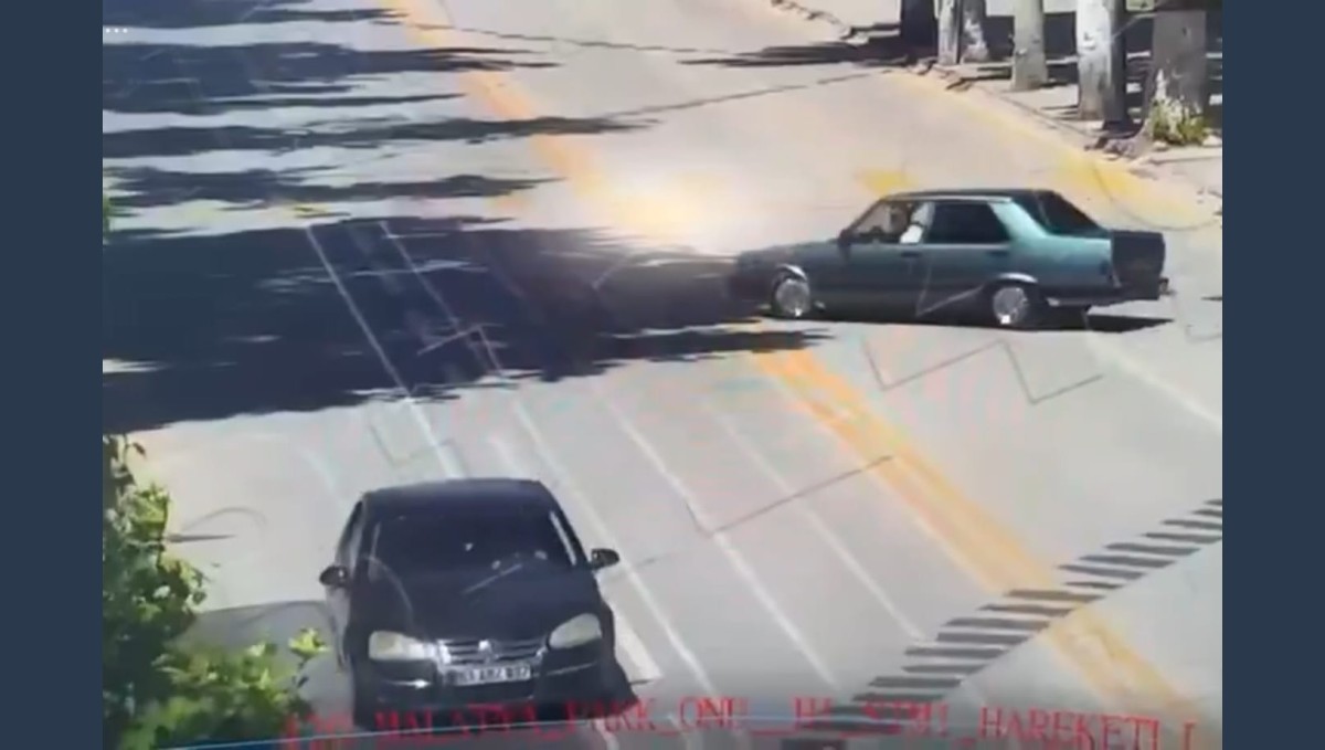Malatya'da cadde ortasında drift yapan sürücüye ağır ceza
