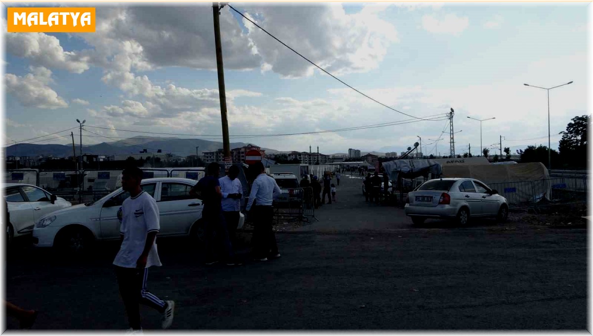 Malatya'da çadır kentte taciz iddiası: 1 gözaltı