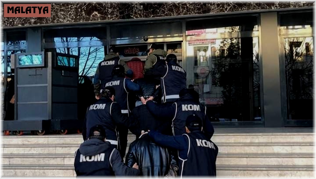Malatya'da çeşitli suçlardan aranan 7 şahıs tutuklandı