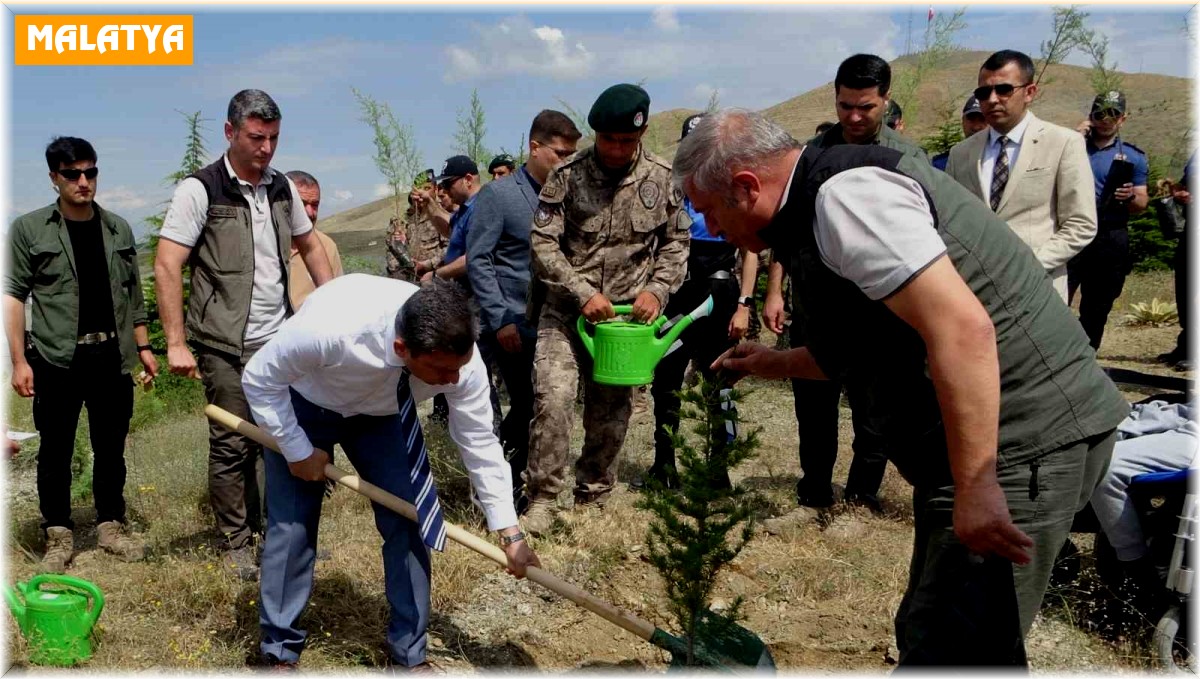 Malatya'da depremde kaybedilen her çocuk için bir fidan dikildi