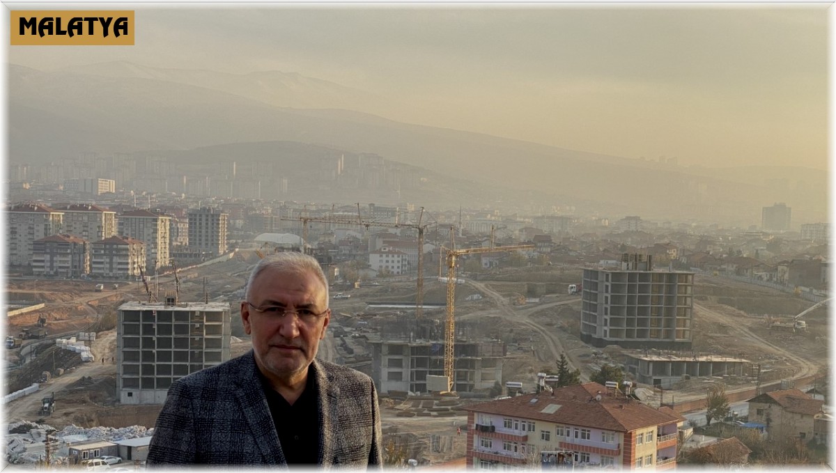 Malatya'da depremzedeler için yapılan konutların inşaası sürüyor