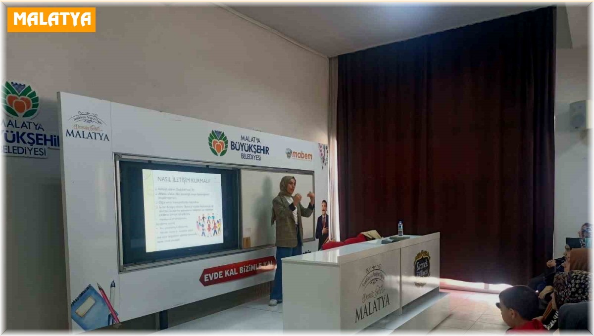 Malatya'da ebeveynlere eğitim semineri verildi