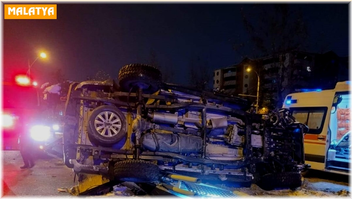 Malatya'da feci kaza: 1'i ağır 2 yaralı