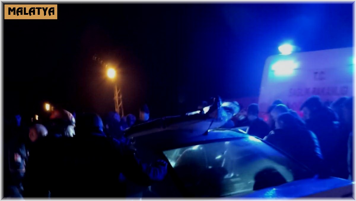 Malatya'da feci kaza: 1 ölü, 4 yaralı