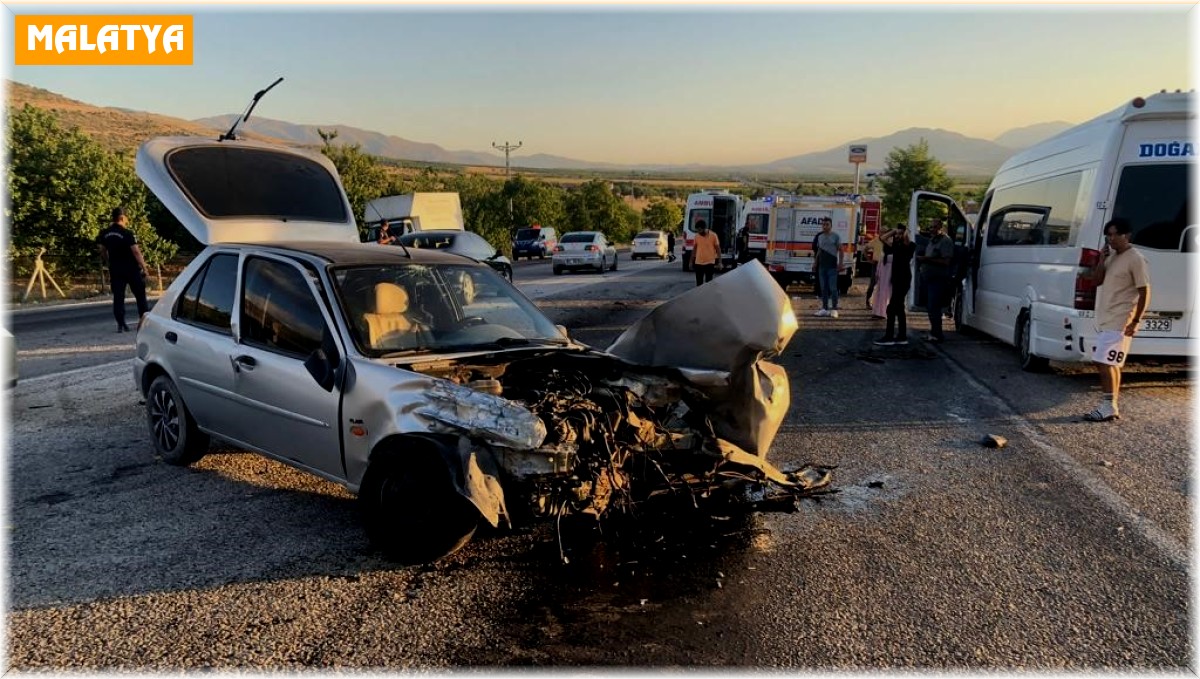 Malatya'da feci kaza: 1 ölü, 5 yaralı