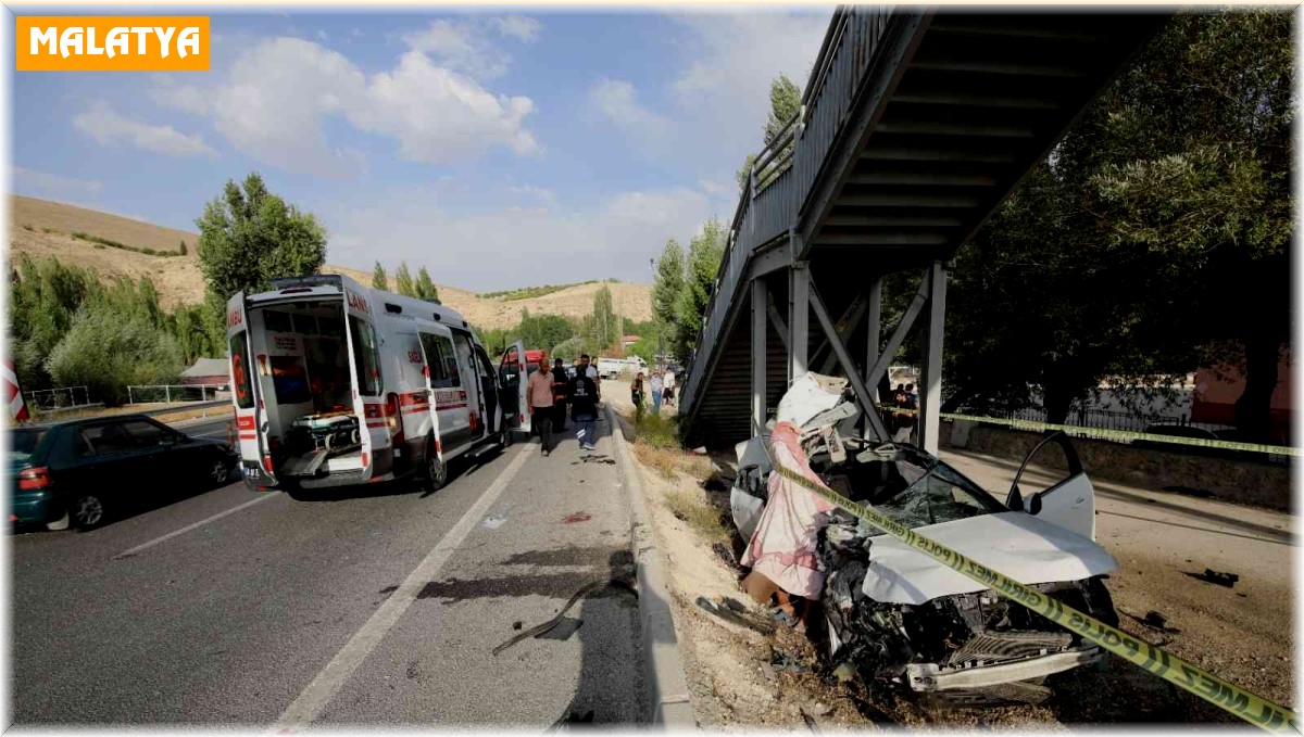 Malatya'da feci kaza: 2 ölü, 2 yaralı