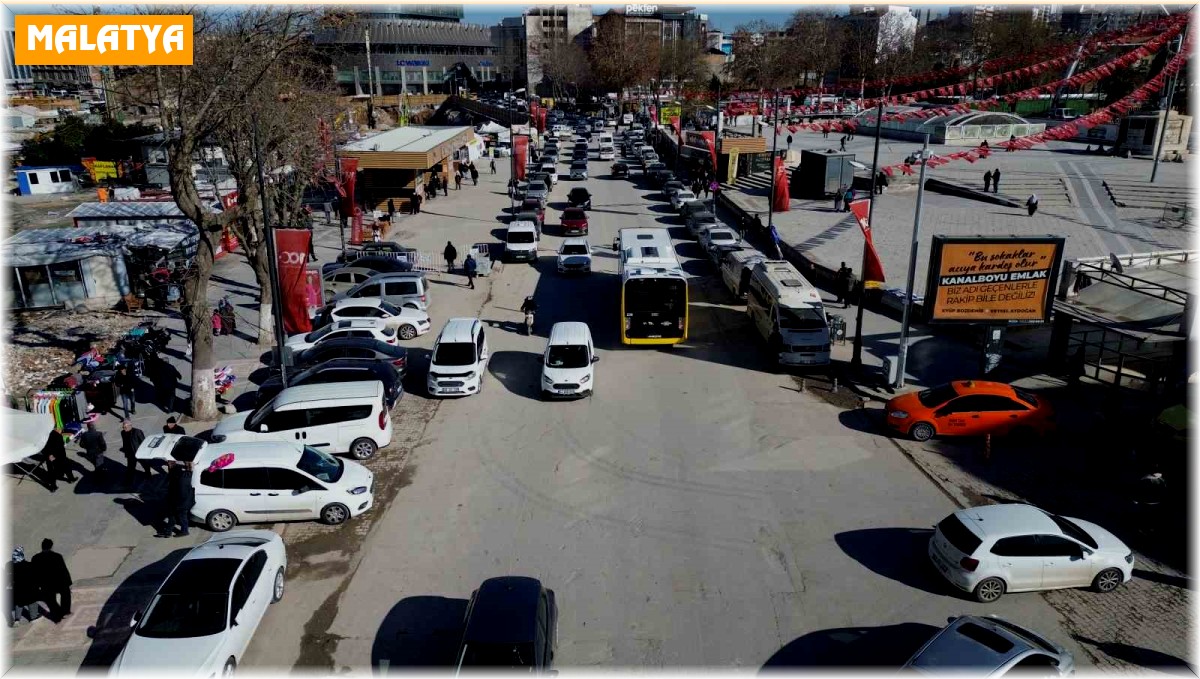 Malatya'da gelişi güzel parklar trafik yoğunluğuna neden oluyor