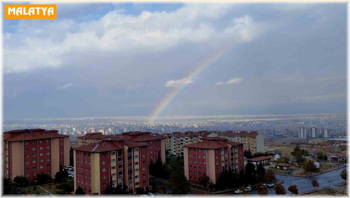 Malatya'da gökkuşağı şöleni