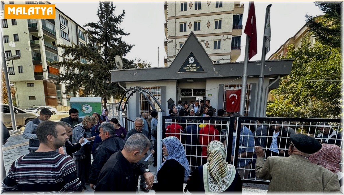 Malatya'da hak sahipliği sonuçları muhtarlıklarda askıya çıktı