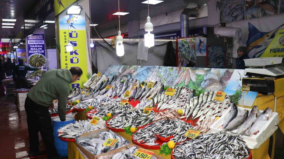 Malatya'da havalar soğudu balığa talep arttı