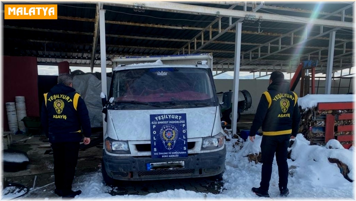 Malatya'da hırsızlığa: 2 tutuklama