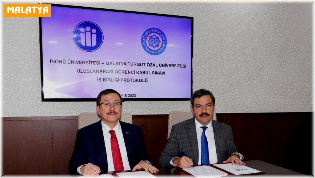 Malatya'da iki üniversiteden yurtdışı öğrenci kabulü için protokol