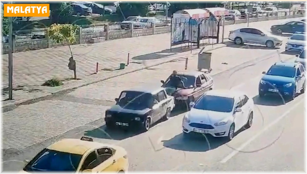 Malatya'da ilginç trafik ihlali