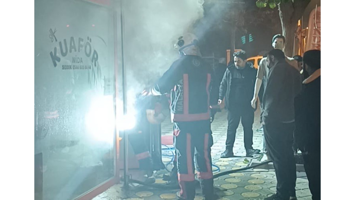 Malatya'da iş yerinde korkutan yangın