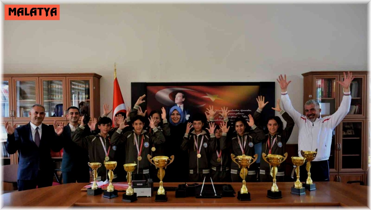 Malatya'da işitme engelli öğrencilerin spor başarısı