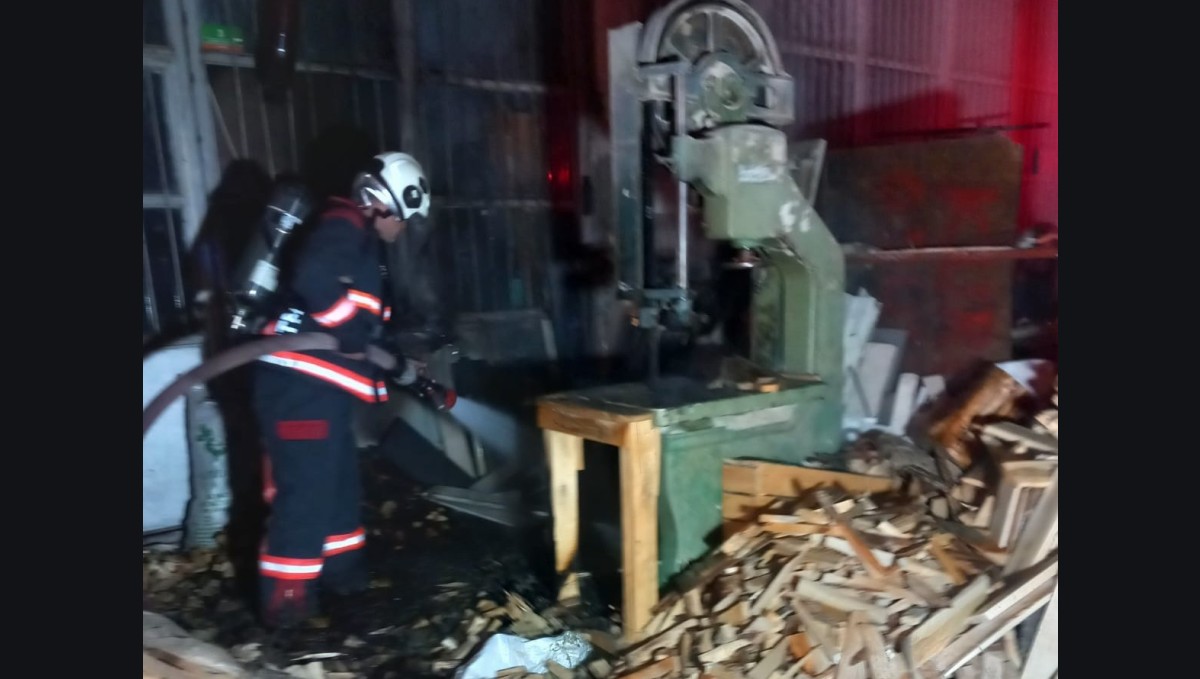 Malatya'da işyeri yangını