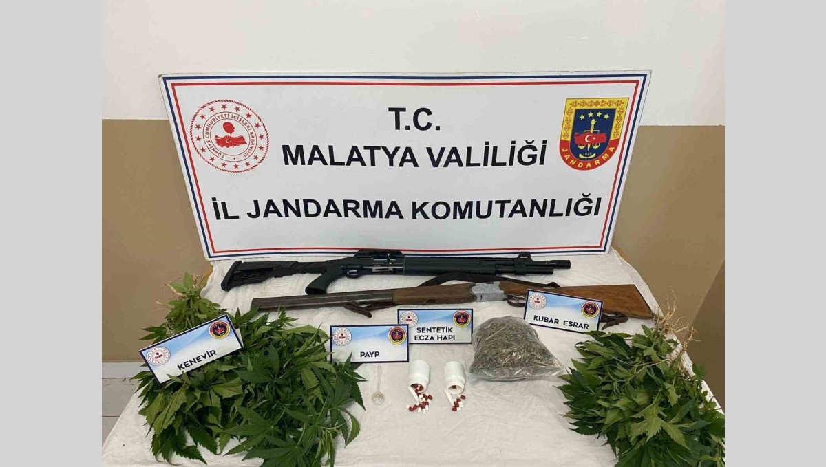 Malatya'da jandarmadan uyuşturucu operasyonu: 6 gözaltı