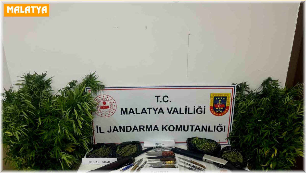 Malatya'da jandarmadan zehir tacirlerine büyük darbe