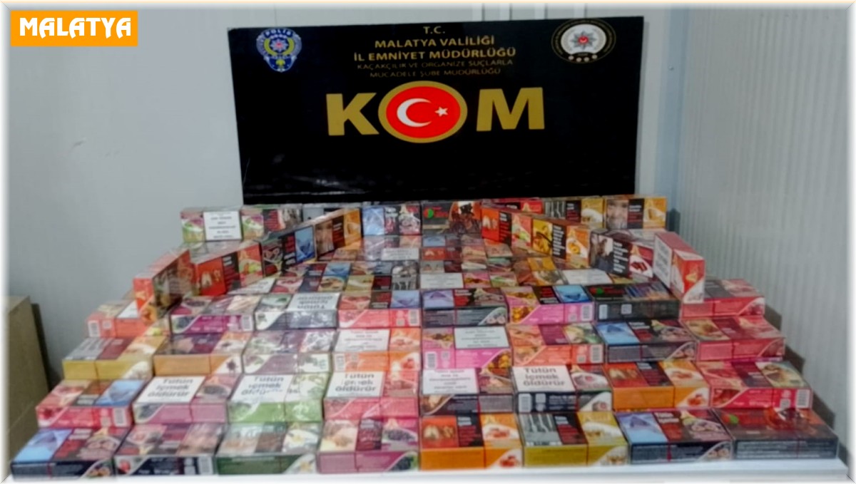 Malatya'da kaçak 30 kilo tütün ele geçirildi