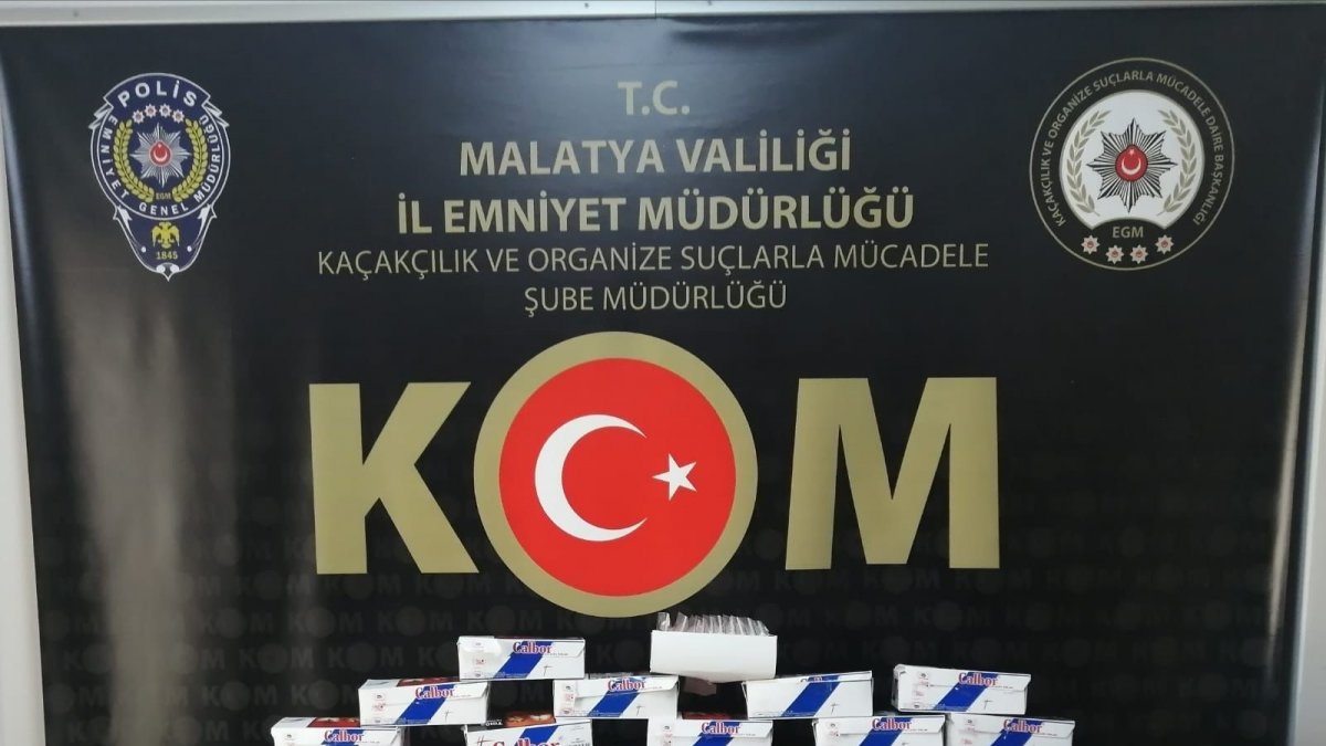 Malatya'da kaçakçılık operasyonları