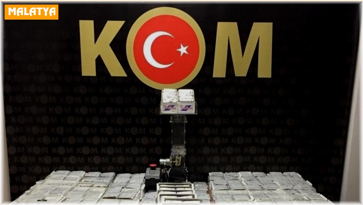 Malatya'da kaçakçılık operasyonu