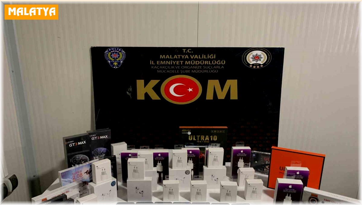 Malatya'da kaçakçılık operasyonu