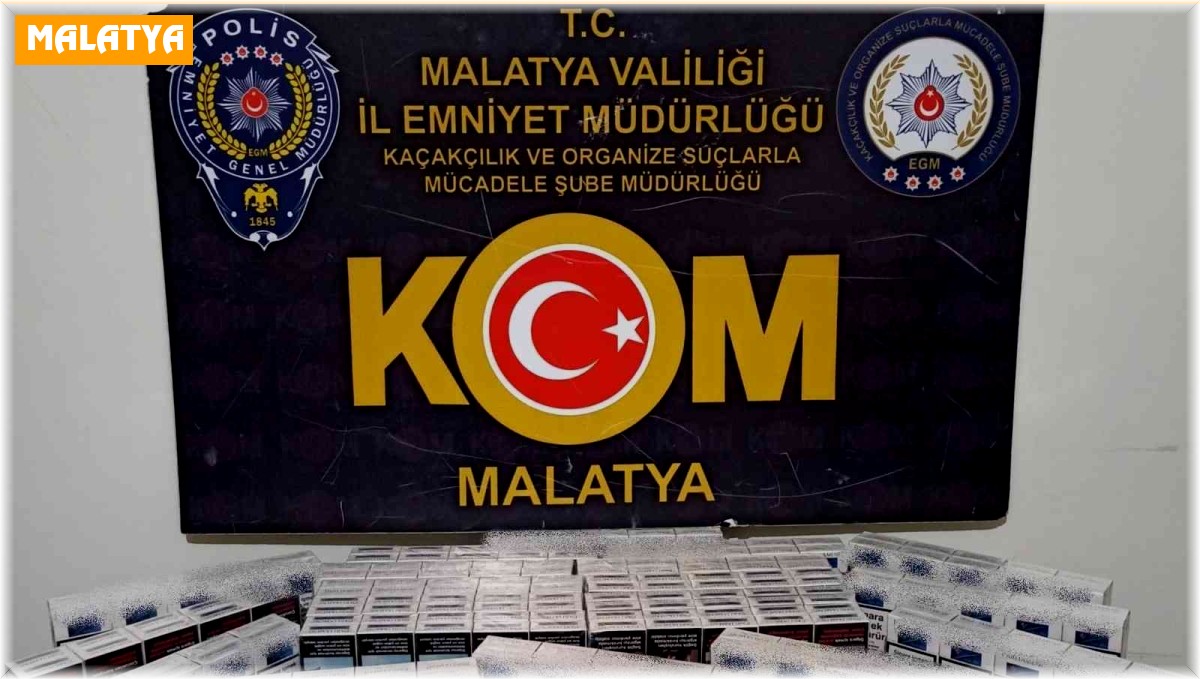 Malatya'da kaçakçılık operasyonu: 4 gözaltı