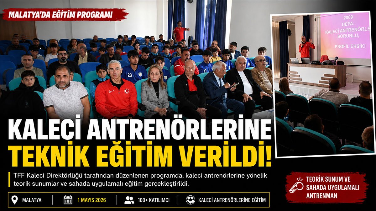 Malatya'da Kaleci Antrenörlerine TFF Destekli Eğitim Verildi