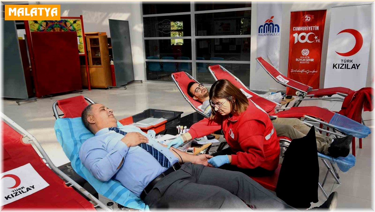Malatya'da kan bağışı kampanyası başladı
