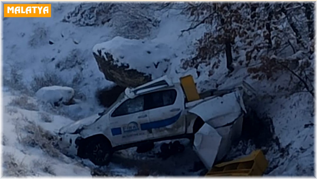 Malatya'da kar kazaları da beraberinde getirdi