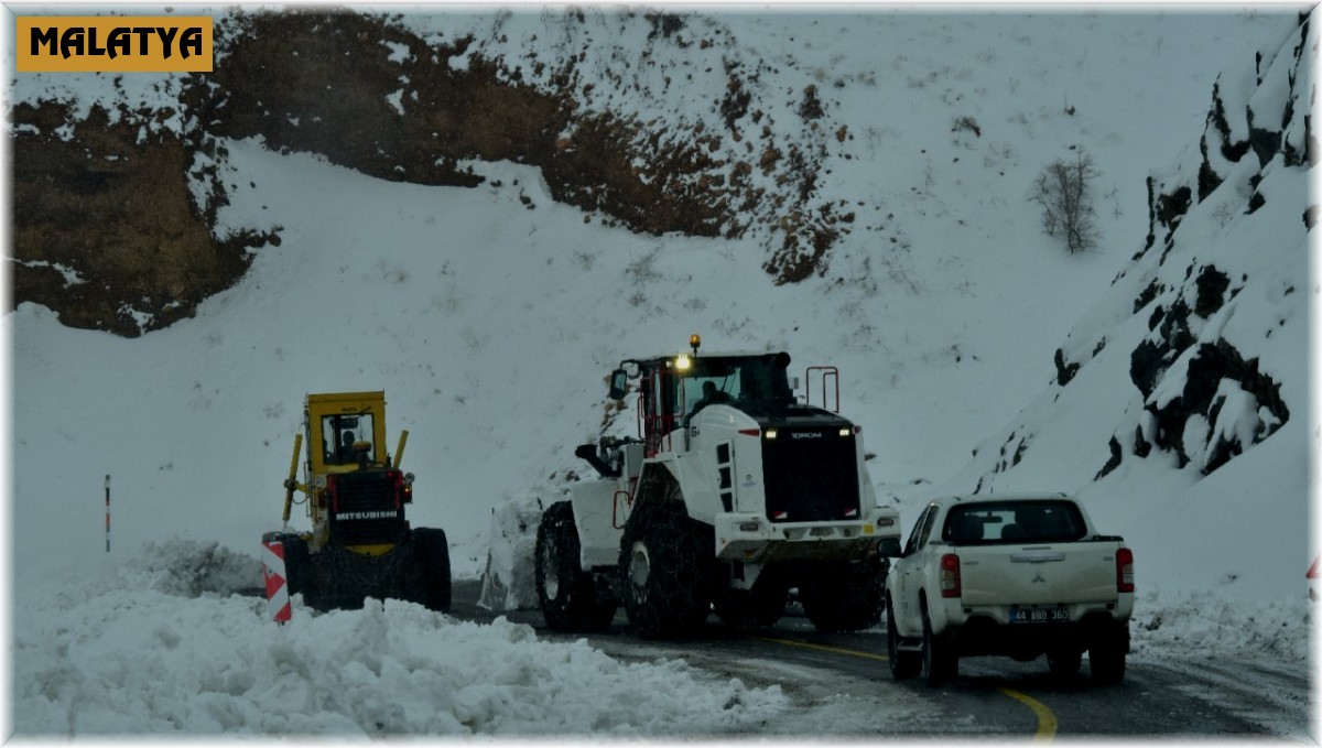 Malatya'da kar mesaisi