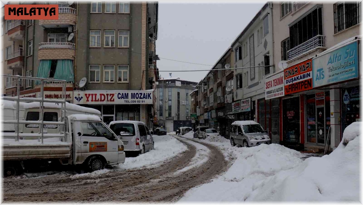 Malatya'da kar yağışı