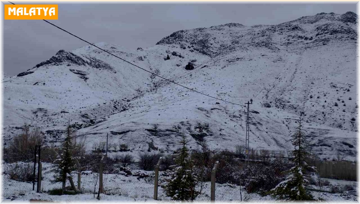 Malatya'da kar yağışı etkili oldu