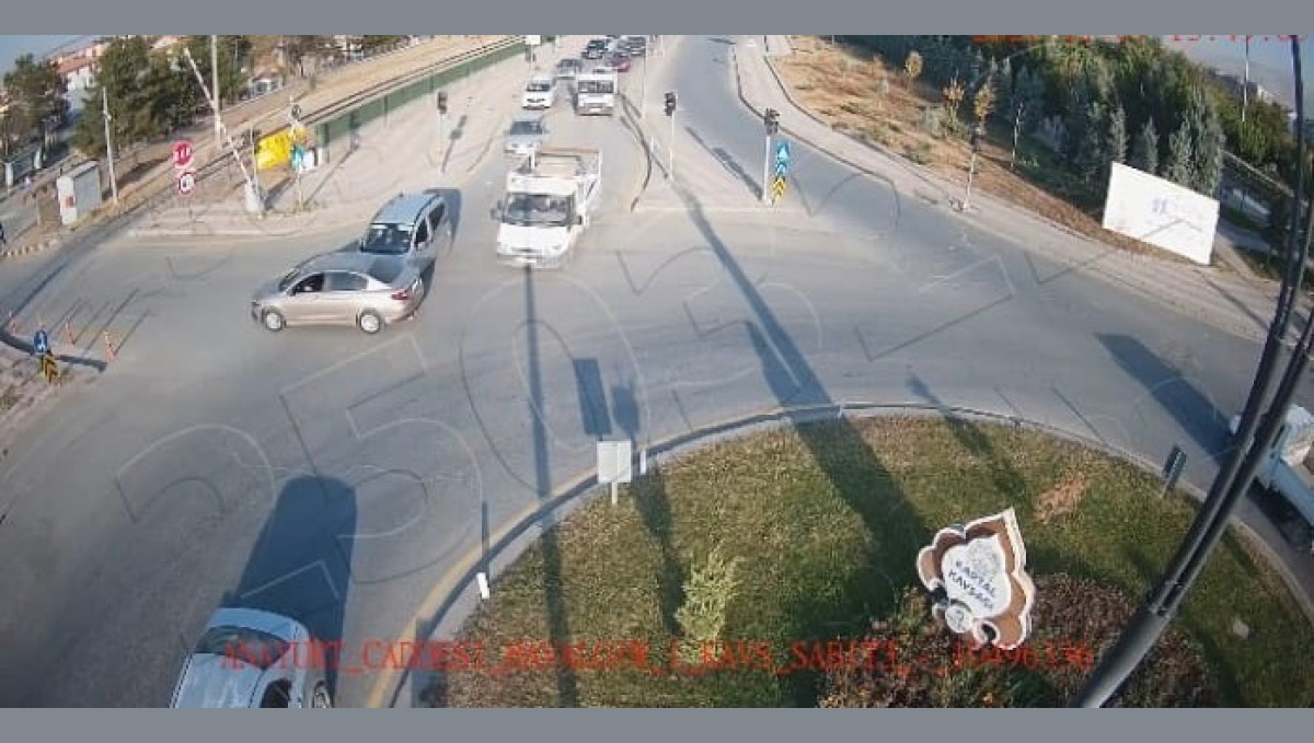 Malatya'da kazalar KGYS kameralarına yansıdı