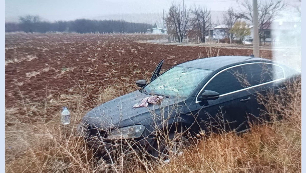 Malatya'da kontrolden çıkan otomobil tarlaya girdi: 4 yaralı