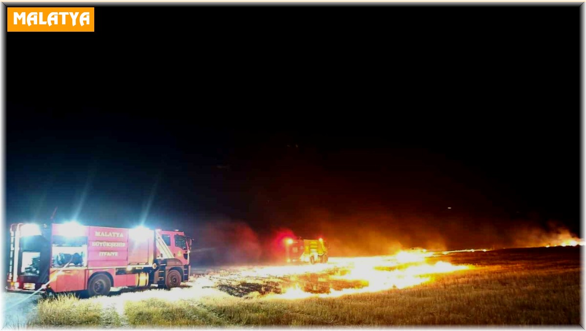 Malatya'da korkutan yangılar