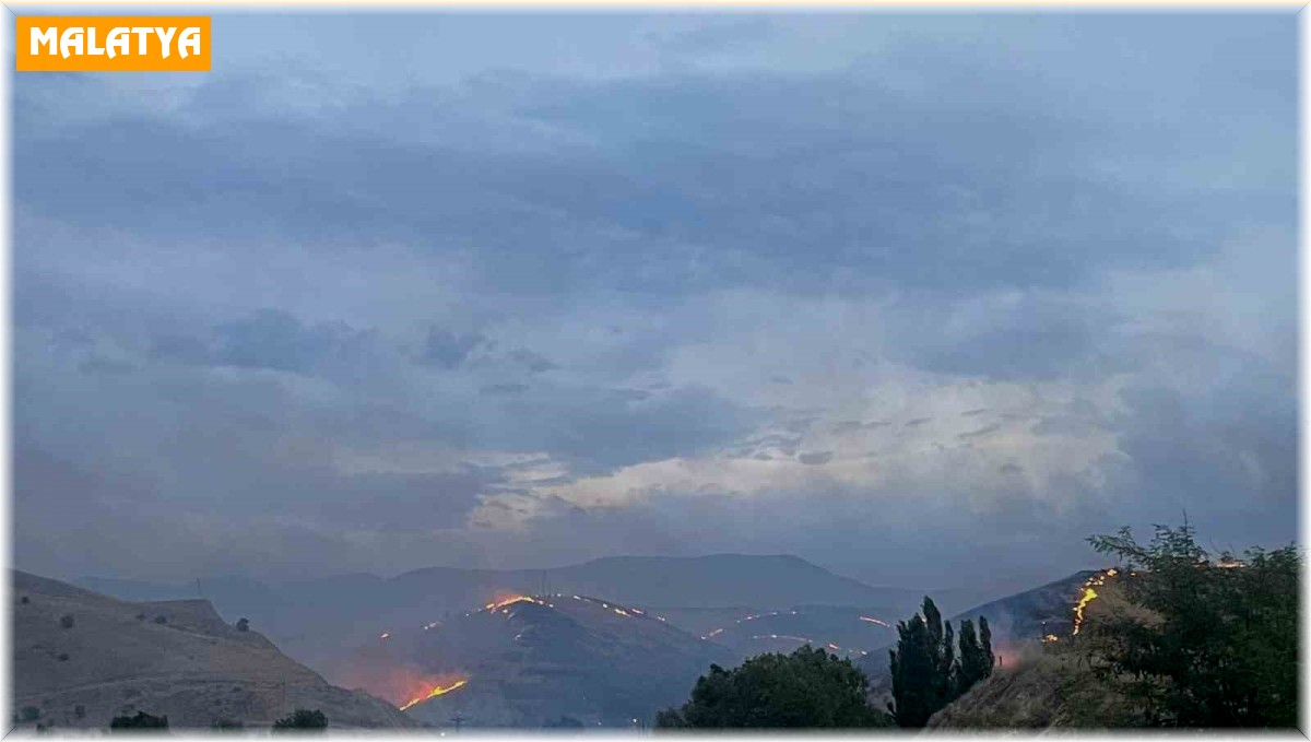 Malatya'da korkutan yangın