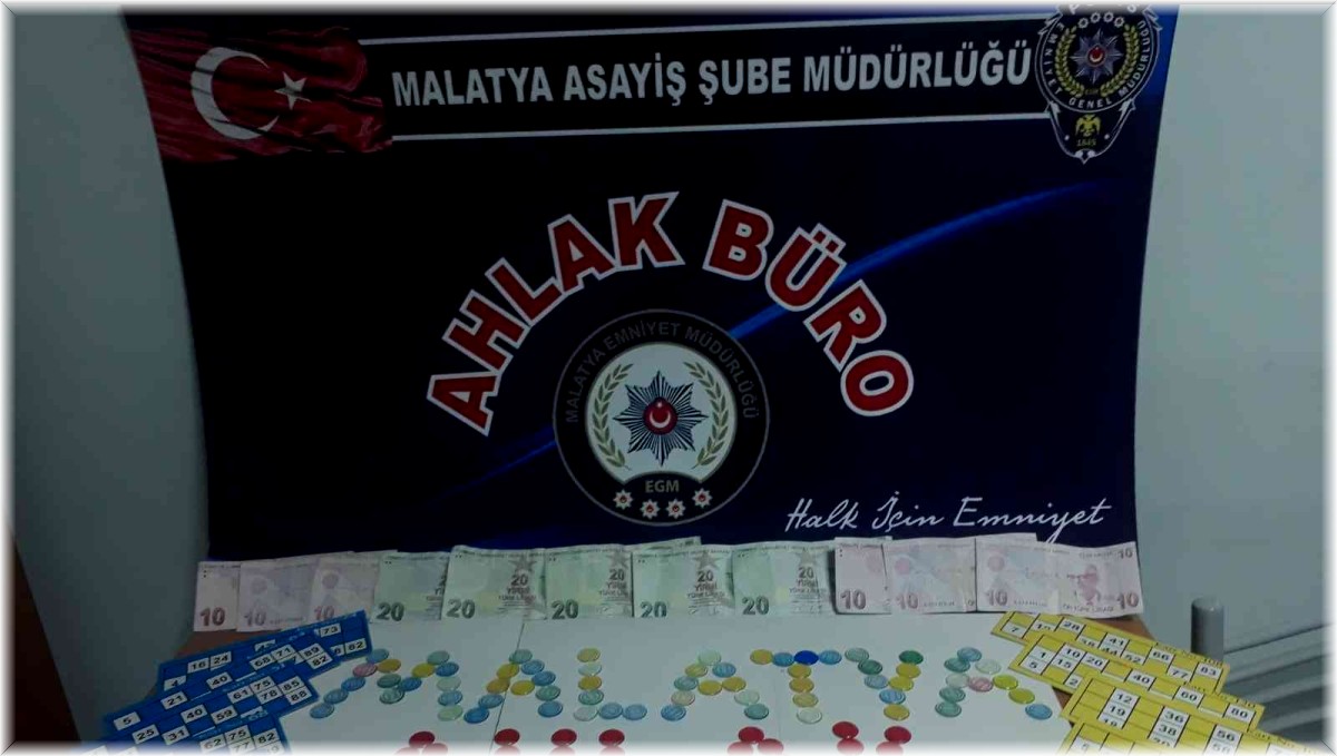 Malatya'da kumar baskını