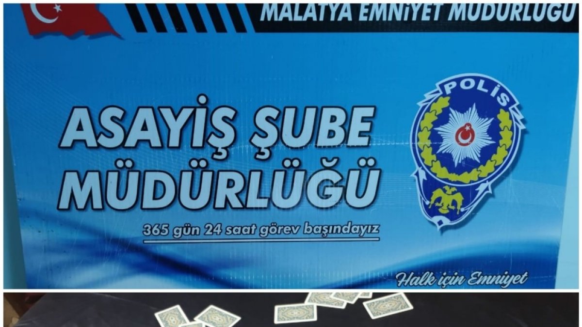 Malatya'da kumar oynayanlara baskın